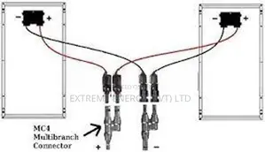 Solar MC4 Y Connector Cable