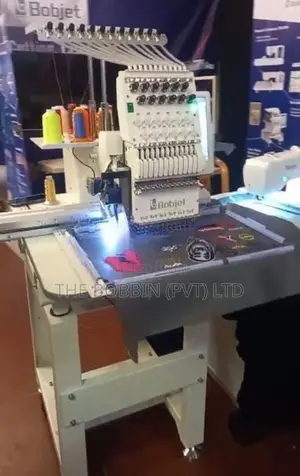 Bobjet Single Head Industrial-Grade 420*600 mm Embroidery Machine