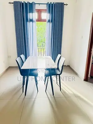 Granite Dining Table (55"x32") + 4 Chair