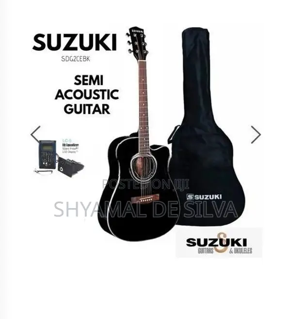 Suzuki Branded Acoustic Box Guitar ( Indonesia )