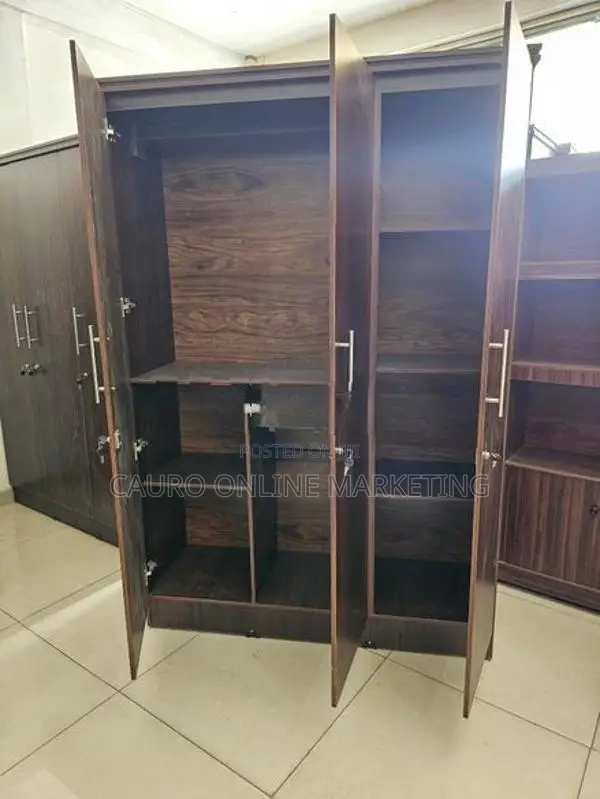New Melamine 3 Door Cupboard Large Wardrobe n