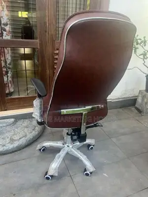 Imported BK ADJUSTABLE BROWN L/Office Chsirs