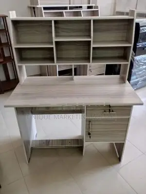 Modern American White 3.5x2ft Study Table with Rk
