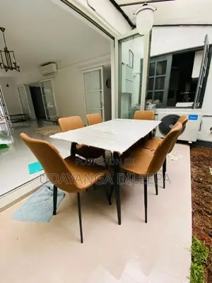 Granite Dining Table with Chair