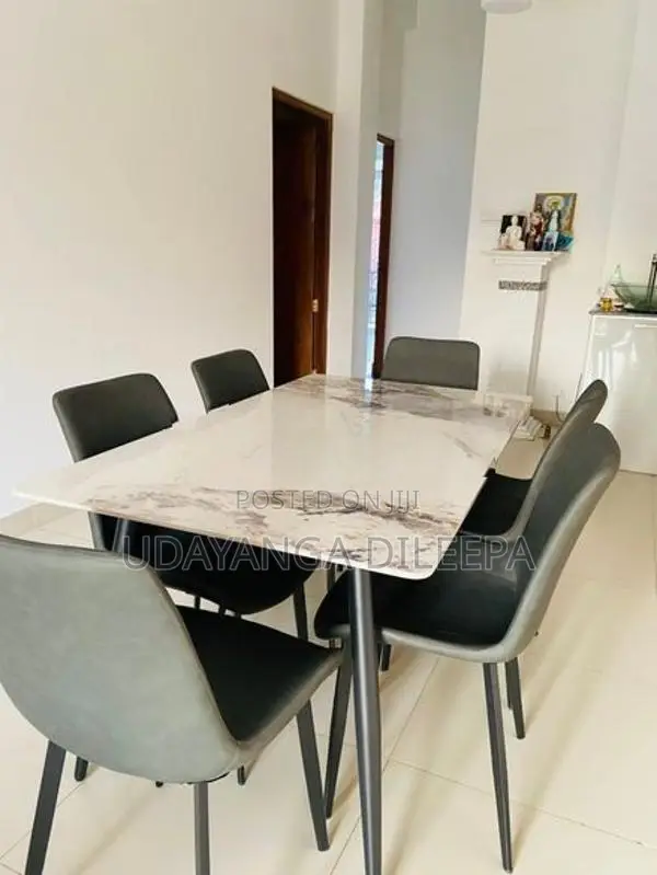 Granite Dining Table with Chair