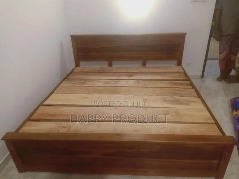 6x6 Queen Size Box Bed with Double Layer Mattress