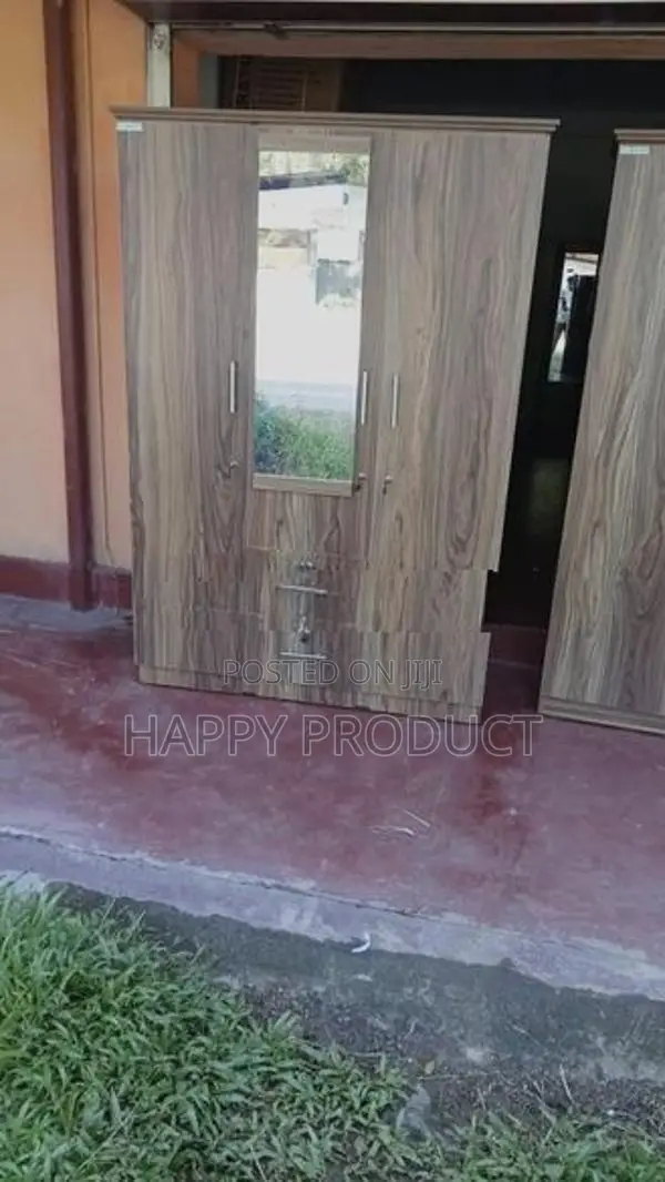 Modern Melamine 3 Door Glass Wardrobes