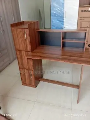 Modern Smart Side Cupboard Dark Study Table