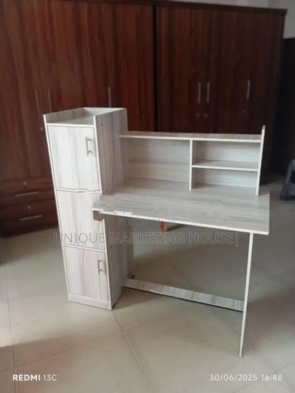 Modern Smart Side Cupboard American White Study Table