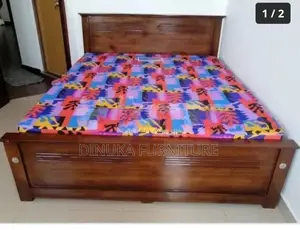 Teak Box Bed 6ft *5ft