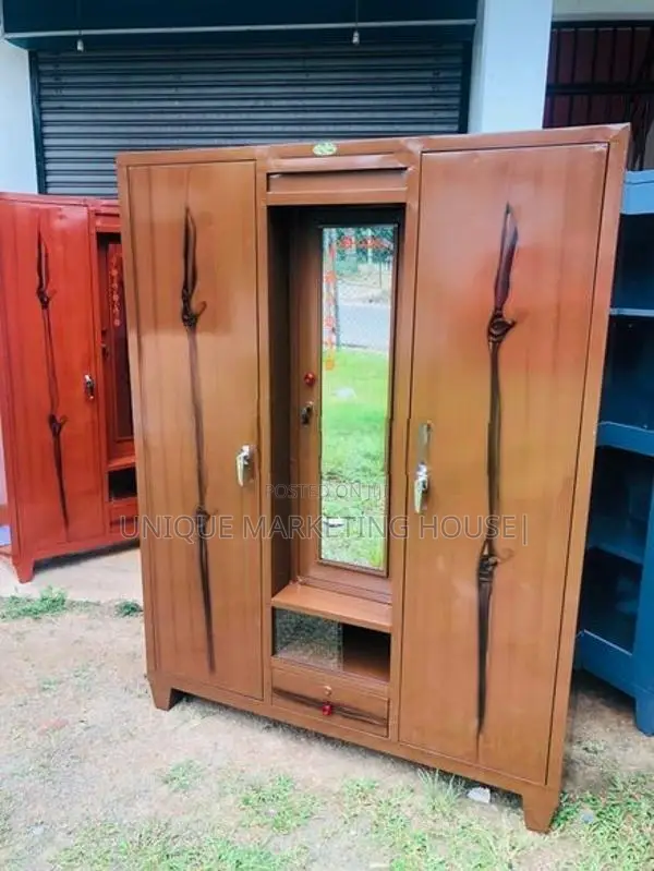 New Classic Steel 3 D Cupboards with Mirror