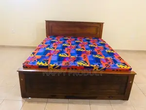 72x60 Queen Size Box Bed with Double Layer Mattress