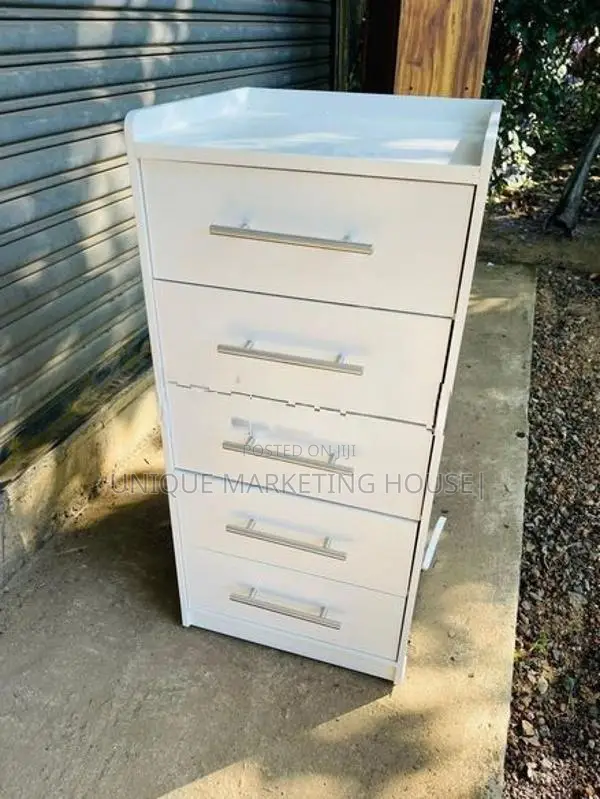 Modern 5 Pcs Black White Drawer Sets