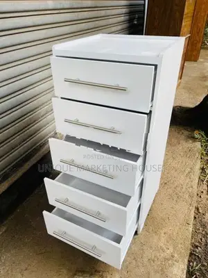 Modern 5 Pcs Black White Drawer Sets
