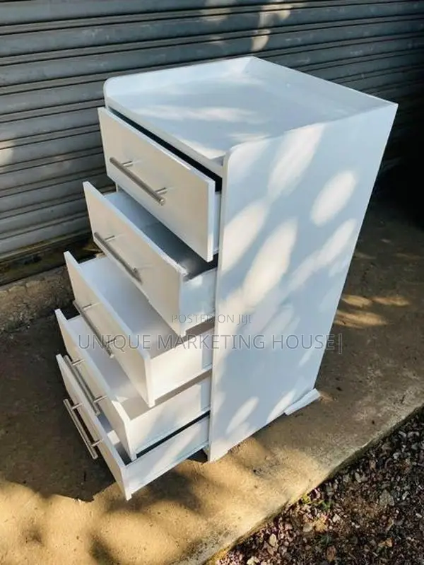 Modern 5 Pcs Black White Drawer Sets