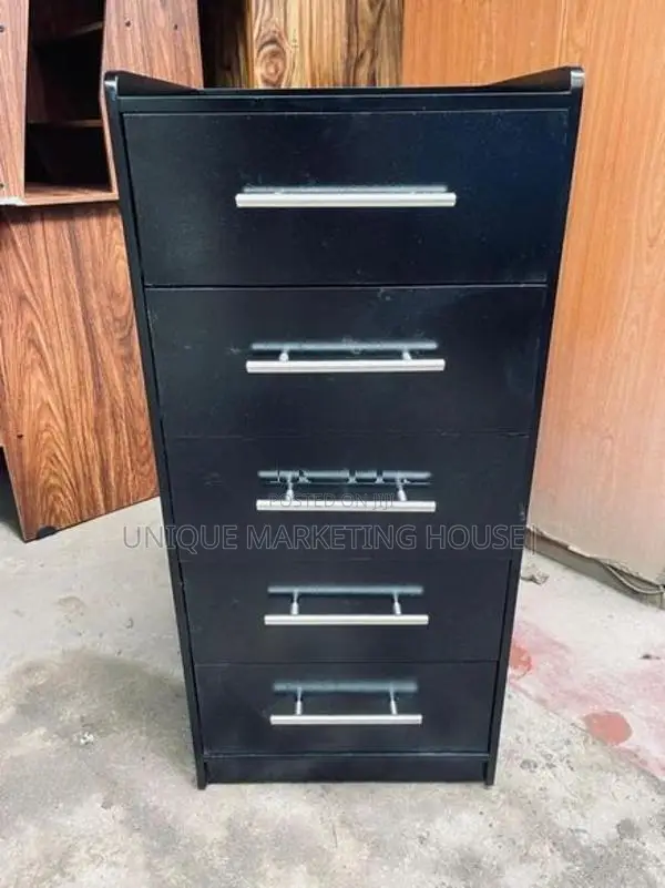 Modern 5 Pcs Black White Drawer Sets