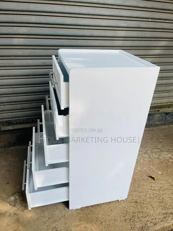 Modern 5 Pcs Black White Drawer Sets