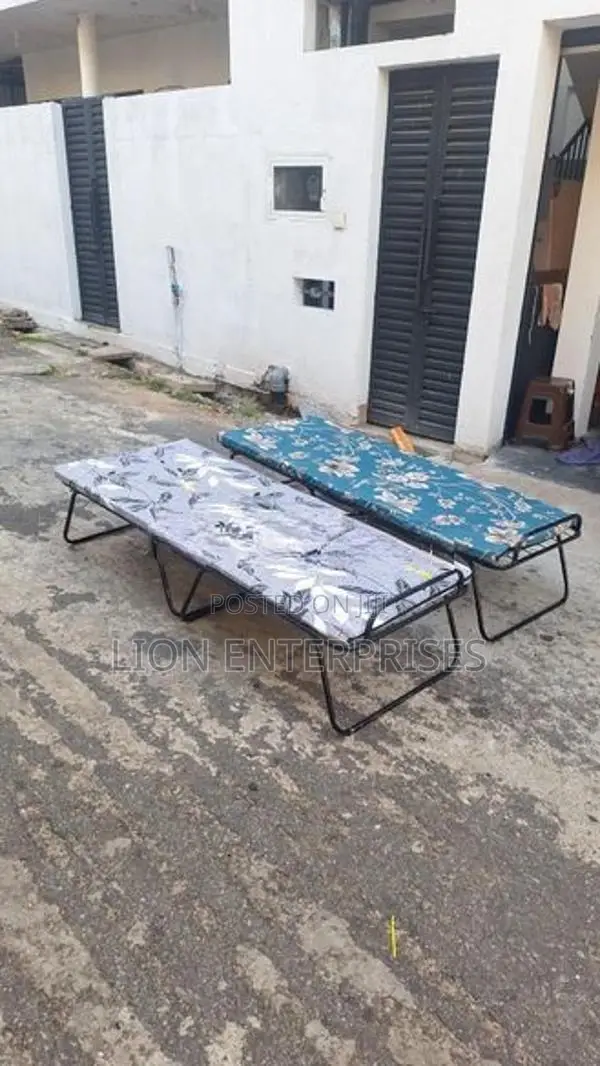 Steel Folding Bed with Mattress