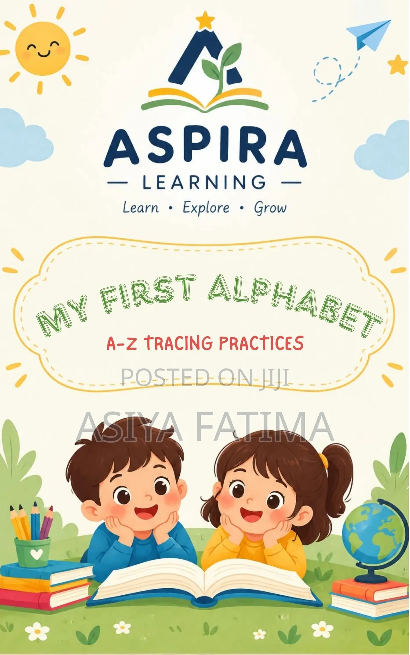 A-Z Alphabet Tracing Worksheet (Printable PDF Worksheet)