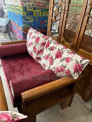 Wooden Cushion Sofa Set