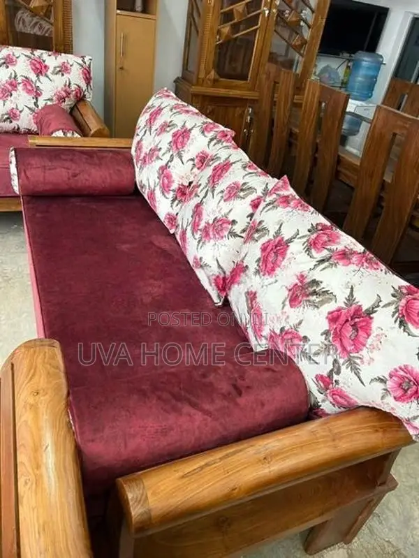 Wooden Cushion Sofa Set