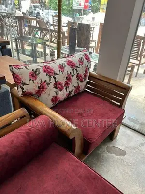 Wooden Cushion Sofa Set
