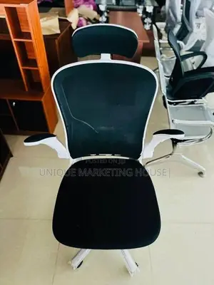 Imported White Mix Penguin Arm Adjustable Office Chairs