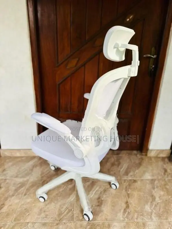 Imported Full White Arm Adjustable Penguin Office Chairs