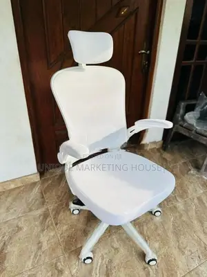 Imported Full White Arm Adjustable Penguin Office Chairs