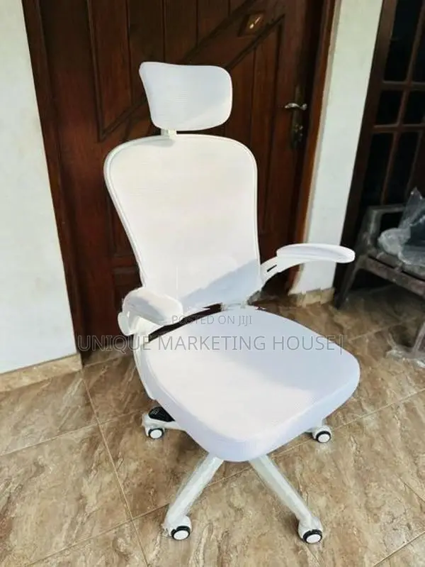 Imported Full White Arm Adjustable Penguin Office Chairs