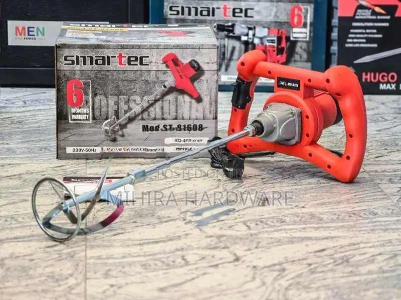 SMARTEC by HUGO 81608 Heavy Duty paint mixer 1600 Watts putty poty pot