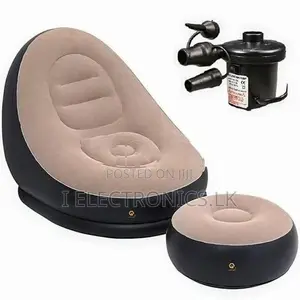 2-IN-1 Inflatable Lounge Sofa Bed Set