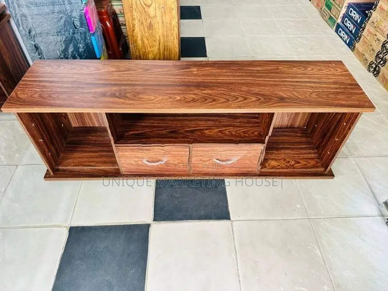Modern Mid-2 Drawer 65” Melamine Tv Stands