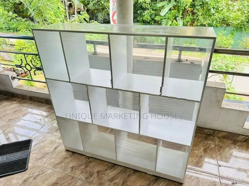 Modern 4x4 White Design Racks