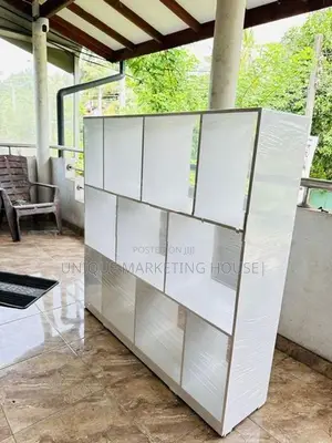 Modern 4x4 White Design Racks