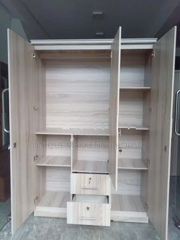 Modern American White 3 D Camiliya Wardrobe