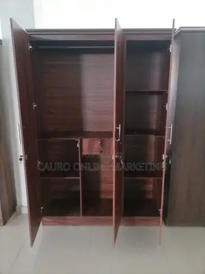New Melamine 3 Door Cupboard Large Wardrobe 6*4 Ft t