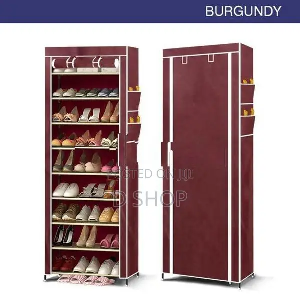 9 Layer - Cloth Cover up Shoe Rack 5' feet Height- 1 set