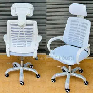 White Mesh Zebra Office Chairs