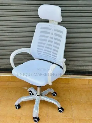 White Mesh Zebra Office Chairs