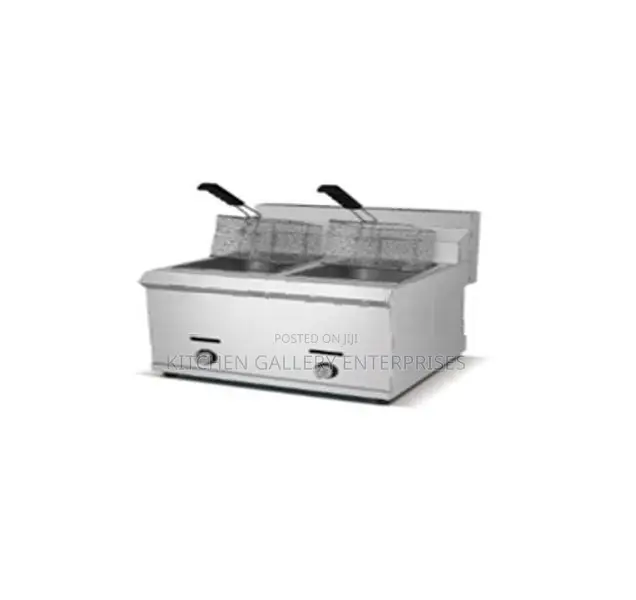 Hotel Gas Fryer 12.5L - Double
