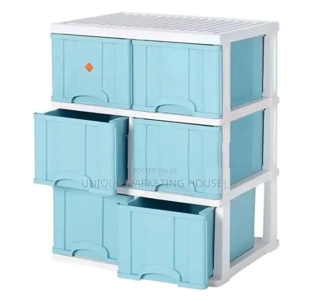 Phoenix 6pcs D/ Plastic Drawer Cupboards