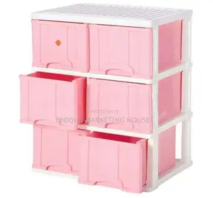 Phoenix 6pcs D/ Plastic Drawer Cupboards