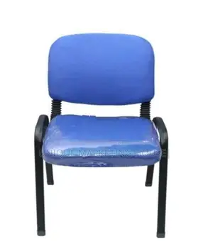 Imported Blue Armless Office Chairs