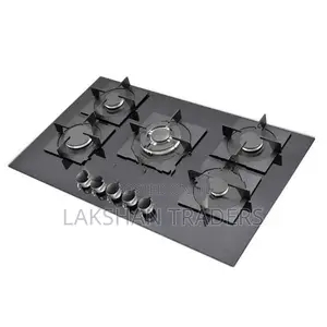 Euro (Turkey) 5 Burner Cooker Hob Tempered Glass