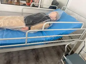 Head Adjestable Patient Hospital Bed with Mattress