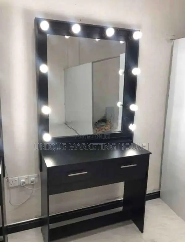 Modern Top 2 Drawer Hollywood Dressing Table