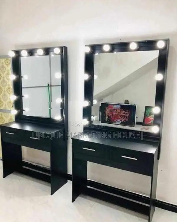Modern Top 2 Drawer Hollywood Dressing Table