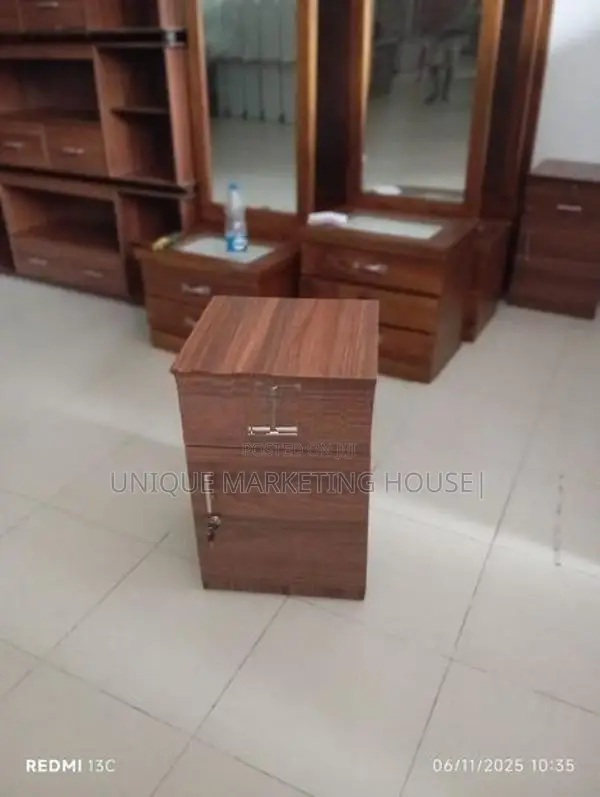 Modern Melamine Bed Side Cupboards