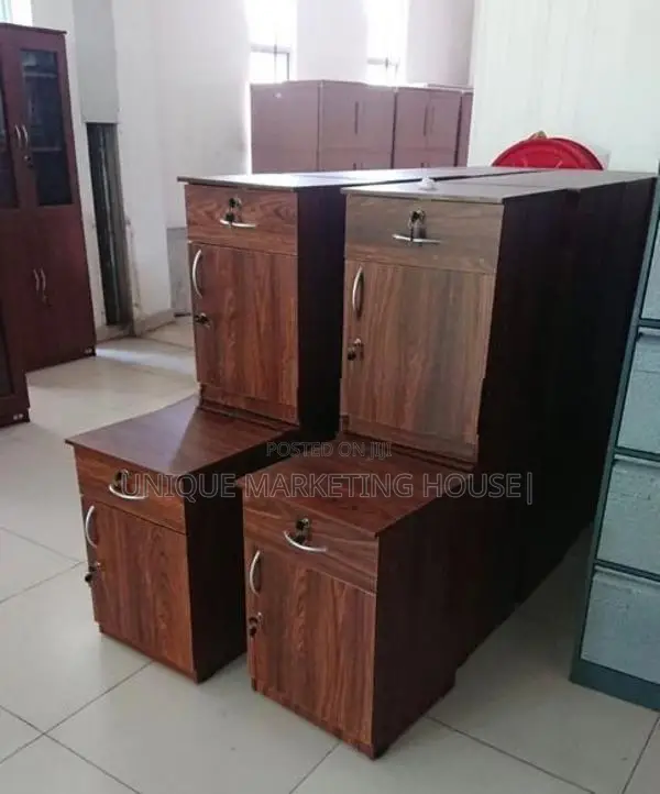 Modern Melamine Bed Side Cupboards